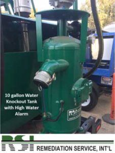 10 Gallon Water Knockout Tank with High Water Alarm