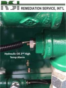 Hydraulic Oil 2nd High Temp Alarm