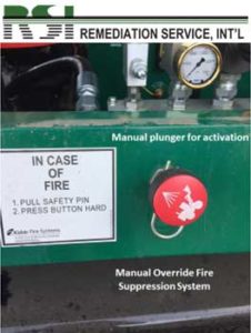 Manual Override Fire Suppression System